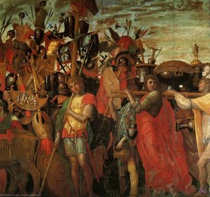 Triumphs Of Caeser (scene 3) - — Andrea Mantegna, Renaissance