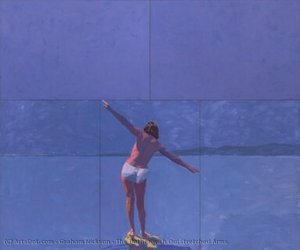 The Bather With Outstretched Arms — Graham Nickson