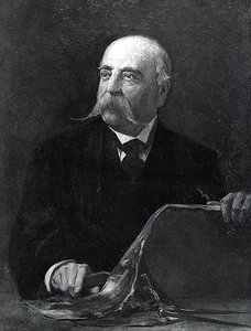 Portrait Of George Browne Post (1837 1913), (painting) — Edwin Howlan, Contemporary Realism
