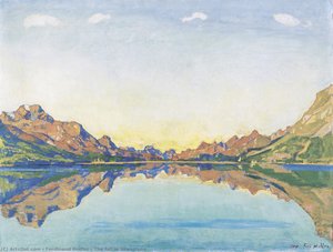 The Fall In Silvaplana — Ferdinand Hodler