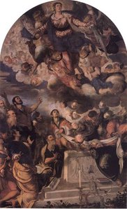 L'assunta, Veneding, Chiesa Di Gesuiti — Jacopo Tintoretto, Baroque