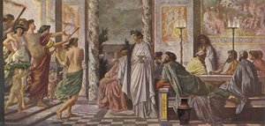 Gastmahl Des Plato — Anselm Feuerbach