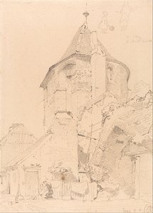 Yarmouth, The North-west Tower — John Sell Cotman