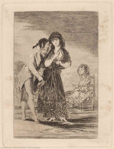 Ni Asi La Distingue — Francisco José De Goya Y Lucientes