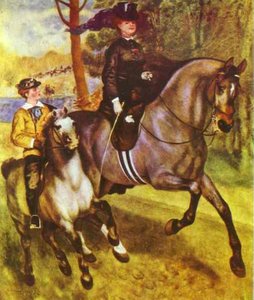 A Morning Ride In The Bois De Boulogne — Pierre-auguste Renoir, Impressionism