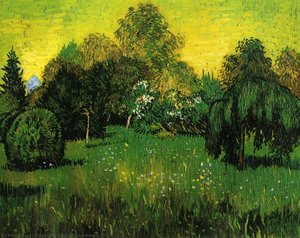 Poet's Garden, The — Vincent Willem Van Gogh, Post-impressionism