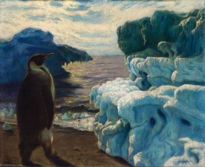 Emperor Penguin, Admiralty Inlet Snow Hill, Antarctic — Frank Wilbert Stokes