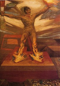 King Cuauhtemoc — David Alfaro Siqueiros, Mexican Muralism