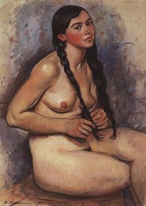 Braids — Zinaida Serebriakova