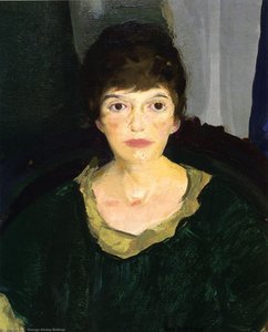 Portrait Of Emme In Night Light — George Wesley Bellows, Realism