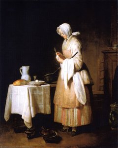 Meal For A Convalescent (also Known As The Attractive Nurse) — Jean-baptiste-siméon Chardin