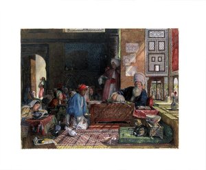 Interior Of A School, Cairo — John Frederick Lewis