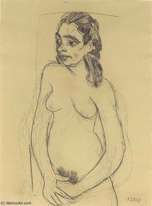 After Soutine's Only Nude — Ronald Brooks Kitaj