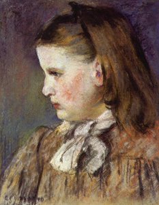 Portrait Of Eugenie Estruc — Camille Pissarro, Impressionist Landscape