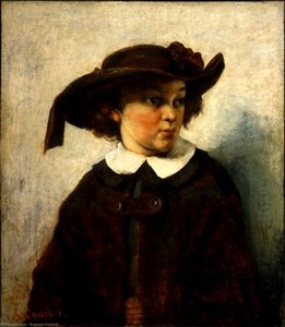 Portrait Of A Young Girl — Gustave Courbet, Realist Painting