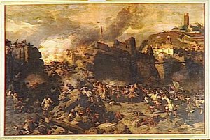 Prise De La Ville De Lerida.13 Octobre 1707 — Couder Auguste