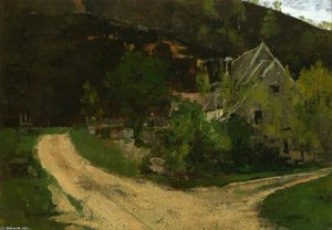 French Village — Theodore Robinson