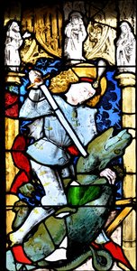 Bad Urach St Amandus window St. George