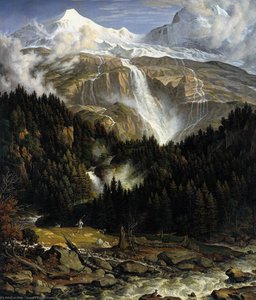 The Schmadribach Falls — Joseph Anton Koch, Romantic Landscape