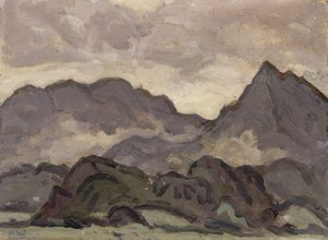 Cloudy Day In Snowdonia — John Kyffin Williams