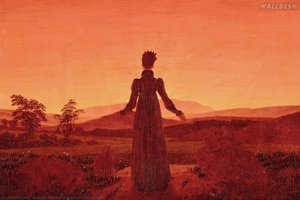 Morning Light — Caspar David Friedrich, Romantic Landscape