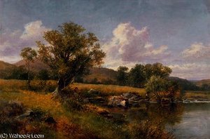 A river landscape