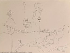 Sexism Study #21 (sexus) — Benny Andrews
