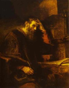 The Apostle Paul — Rembrandt Van Rijn, Baroque