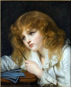 The Little Mathematician — Jean-baptiste Greuze