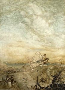 '...her Fairy Sent To Bear Him To My Bower In Fairy Land (also Known As Her Fairy Sent)' — Arthur Rackham