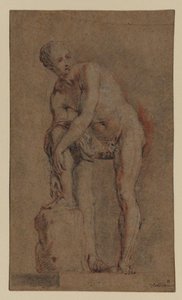 Study Of An Antique Statue — Jean-antoine Watteau, Rococo