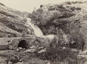 Waterfall On The Abana, Near Damascus ( 609) — Francis Frith