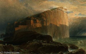 The Bass Rock, East Lothian — William Leighton Leitch