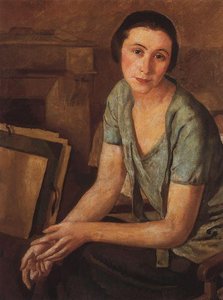 Portrait S.n.andronikovoy Halpern — Zinaida Serebriakova