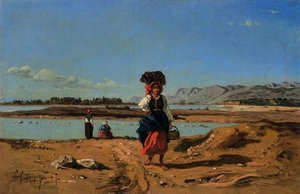 Laundresses By The Durance — Paul Camille Guigou