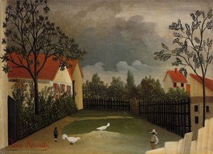The Poultry Yard — Henri Julien Félix Rousseau (le Douanier)