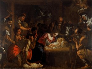 The Adoration Of The Shepherds — Mattia Preti, Baroque