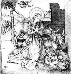 Christ's Birth — Martin Schongauer