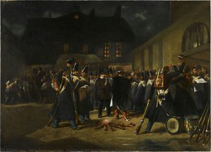 Rallying Of The National Guard During The Coup D — Pierre Eugène Lacoste