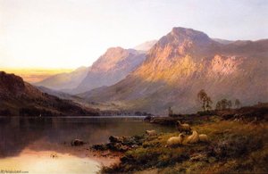 Evening Glow, Ben More — Alfred De Breanski Senior