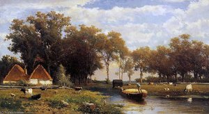 Summer Landscape Sun — Jan Weissenbruch