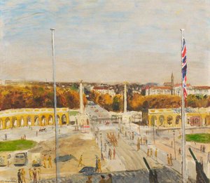 Schönbrunn From The Palace, October 1945 — Carel Victor Morlais Weight