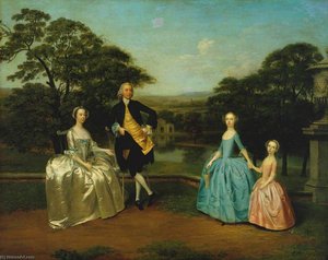 The James Family — Arthur William Devis