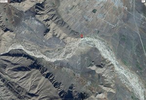 Landsat Image Of The Fahliyan River In The Mamasani Valley — Javier Álvarez Mon