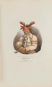Caa Taa Ke Mung Ga Or The Speckle'd Loon, A Miami Chief, From The Aboriginal Portfolio — James Otto Lewis