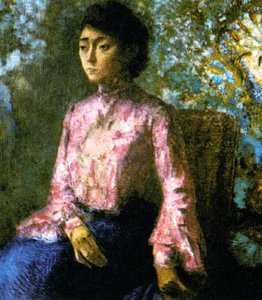 Portrait De Mademoiselle Jeanne Chaîne — Odilon Redon