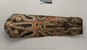 Painting From A Ceremonial House Ceiling — Kulumb, Simberaga Wanyi
