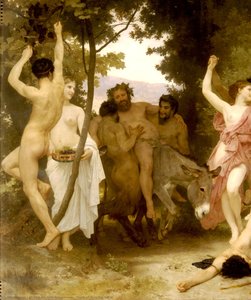 Youth Of Bacchus Left Dt — William-adolphe Bouguereau, Realism