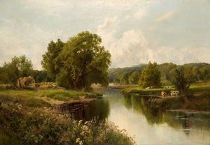 Weeds By The River Dart — John Clayton Adams