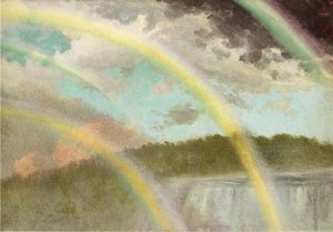 Four Rainbows Over Niagara — Albert Bierstadt